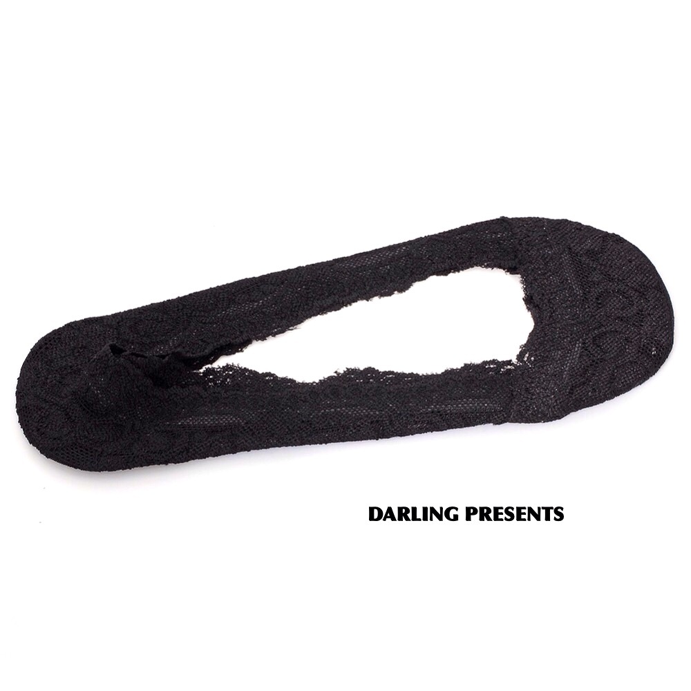Lace Stay In Place Socks Women Color Black Size OS
